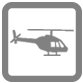 Helicopter aircraft icon
