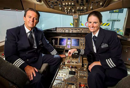 picture of business owners and pilots Olga & Bruce McKenzie
